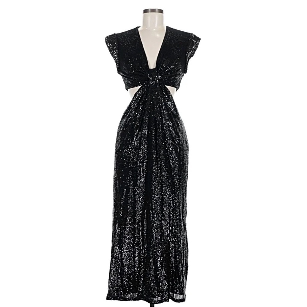 A.L.C. Black Sequin Dress